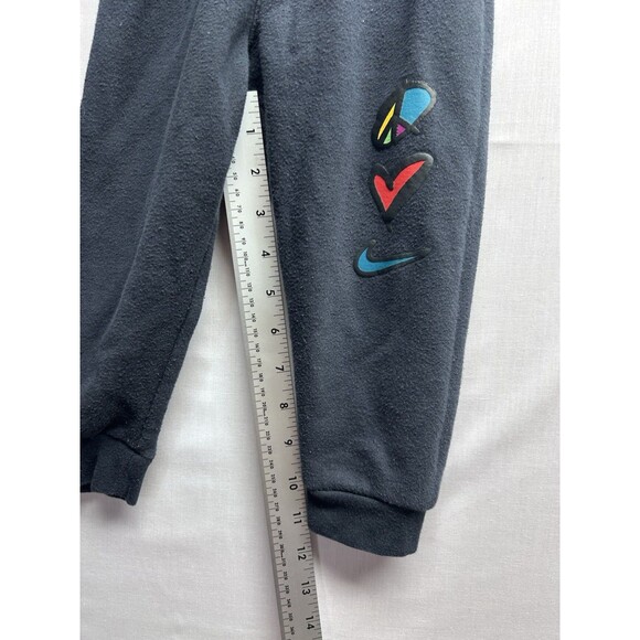 Nike Kids 2T Peace Love Swoosh Sweats Hoodie 2 Piece Set Black Colorful - Picture 12 of 14